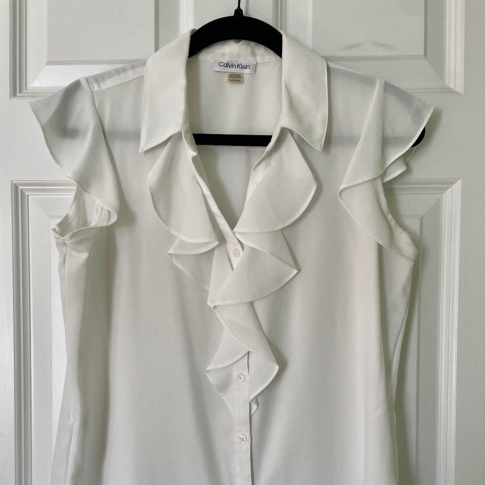 Calvin Klein button-up blouse